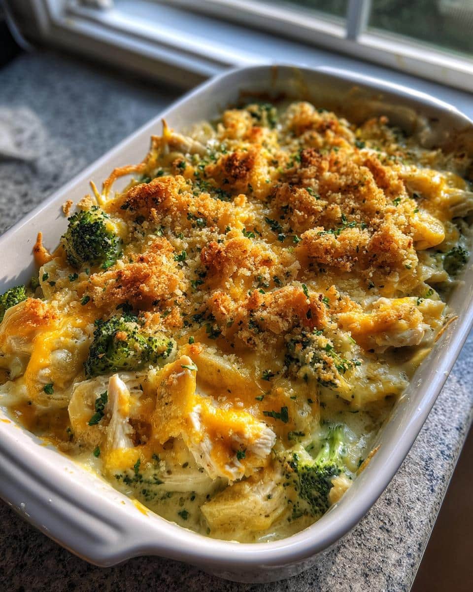 Broccoli Cheddar Chicken Casserole - detail 2
