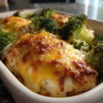 Cheesy Baked Chicken and Broccoli