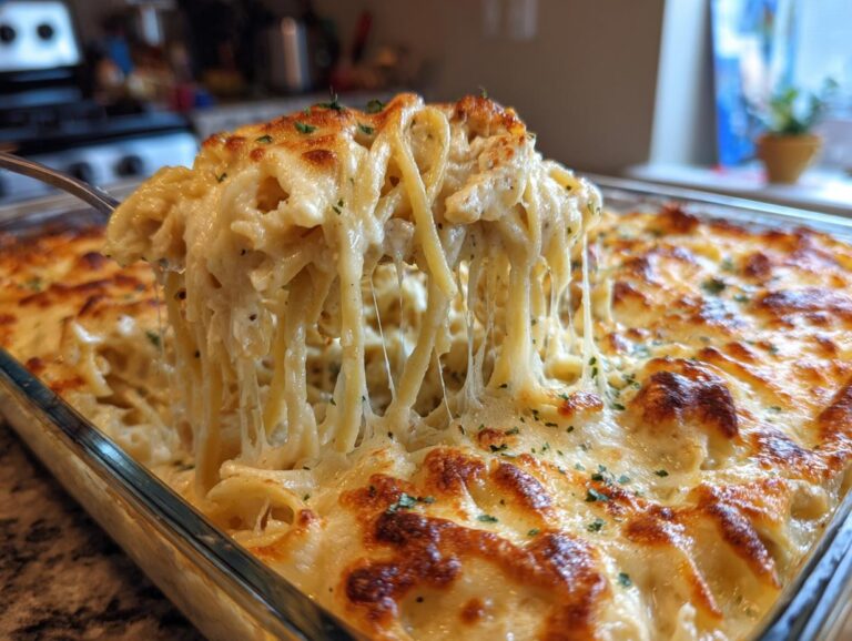 Chicken Alfredo Casserole