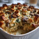Chicken and Mushroom Wild Rice Bake