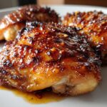 Honey Garlic Baked Chicken Thighs