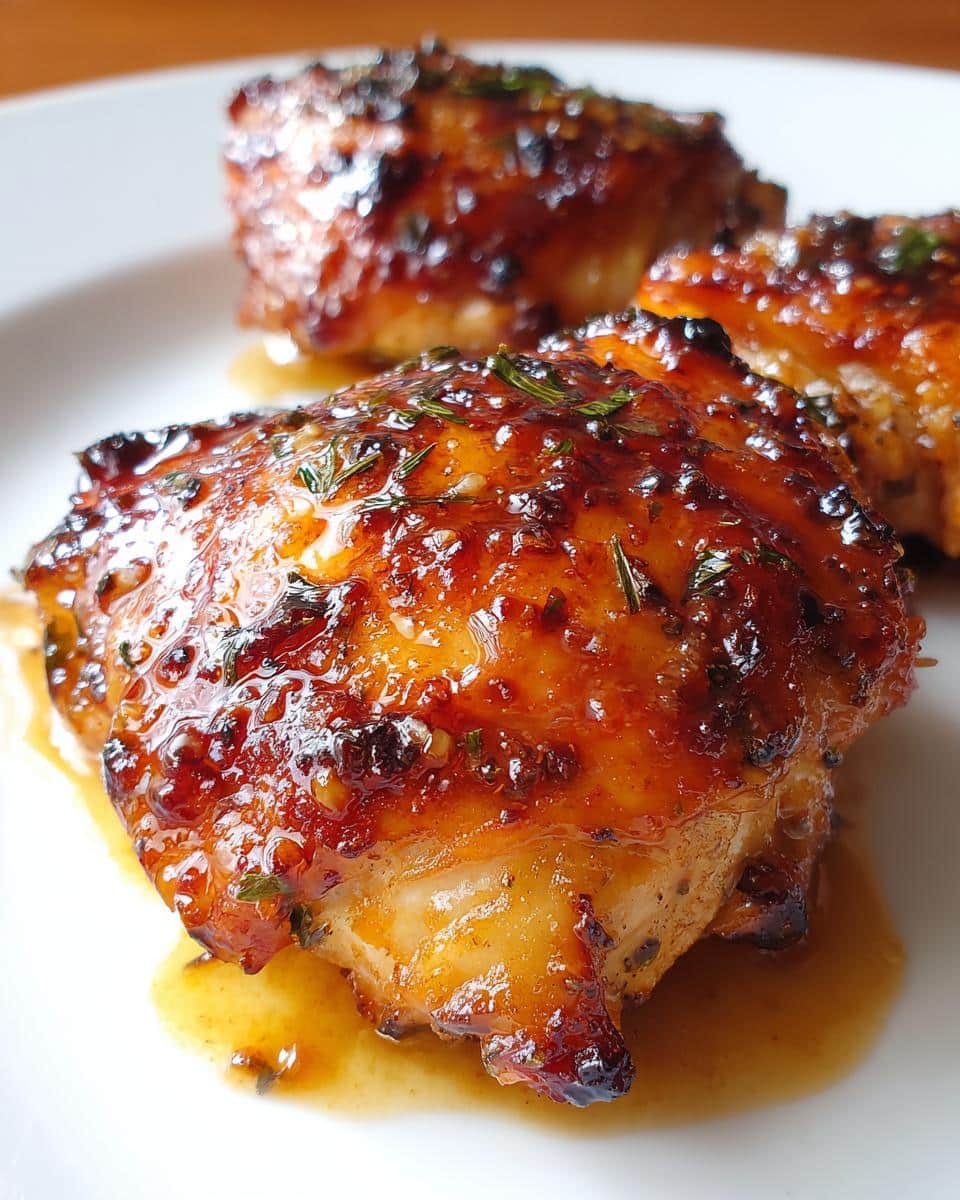 Honey Garlic Baked Chicken Thighs - detail 4