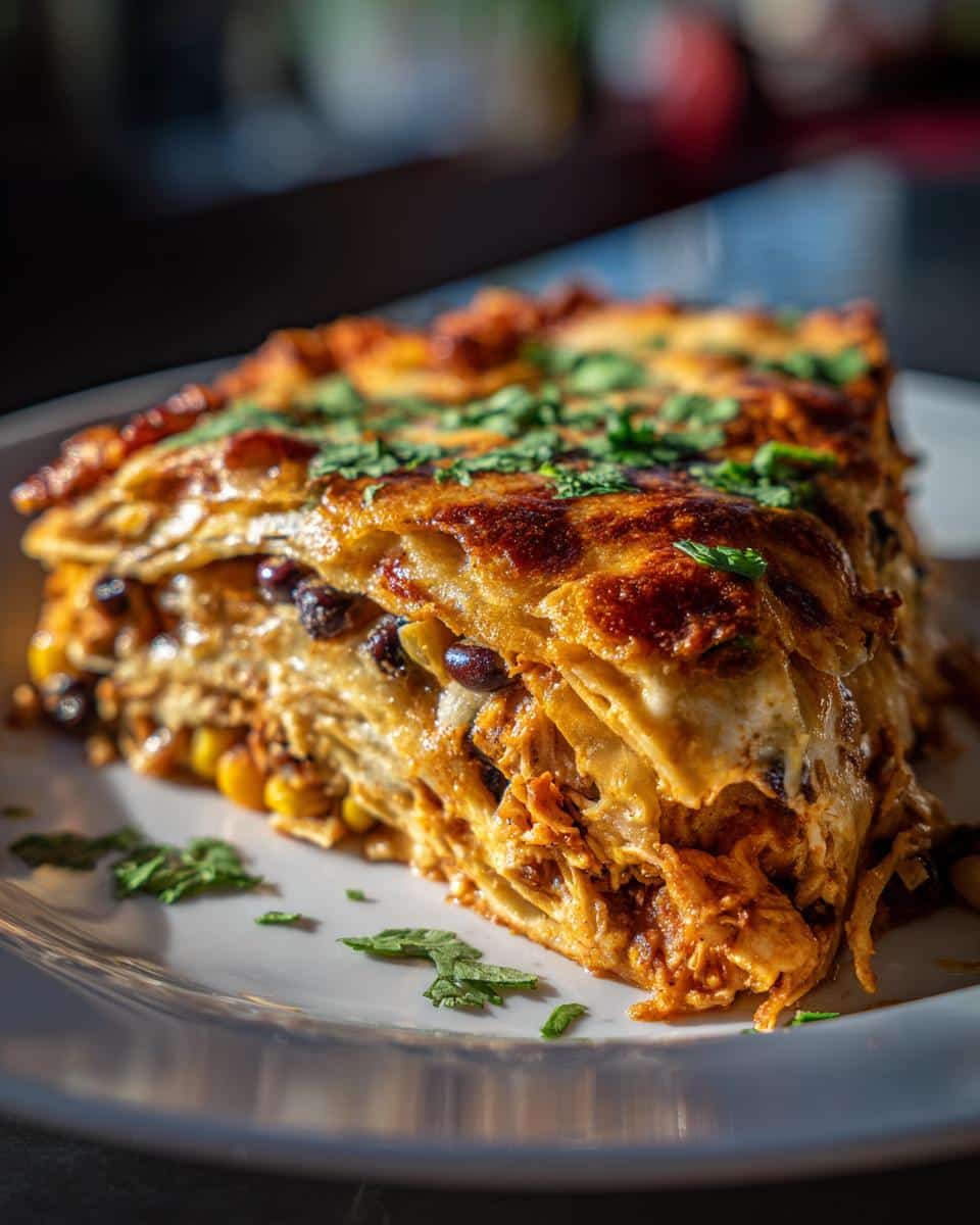 Southwest Chicken Tortilla Casserole - detail 3