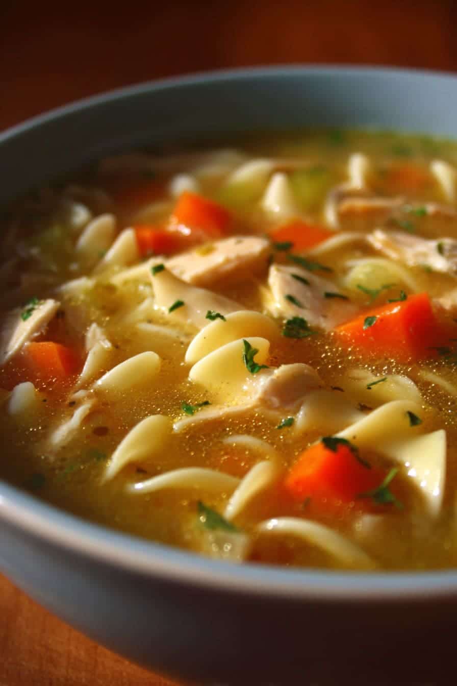 Apple Cider Chicken Soup
