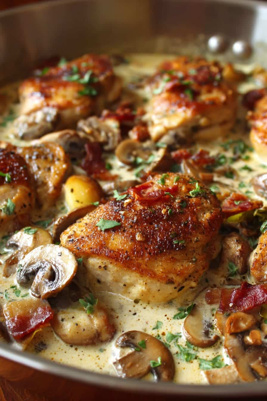 Creamy Autumn Chicken Skillet