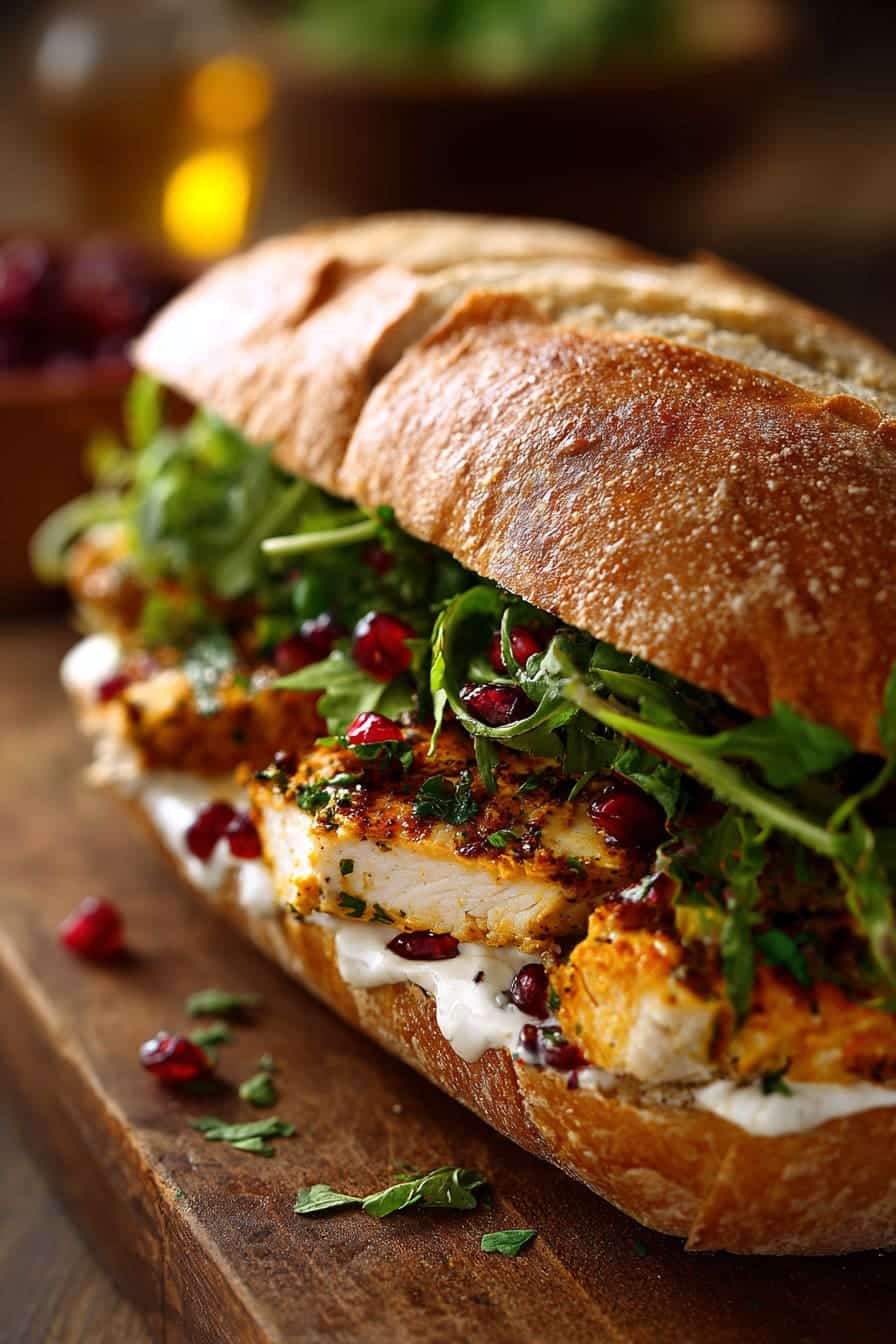 Fall Harvest Chicken Sandwich