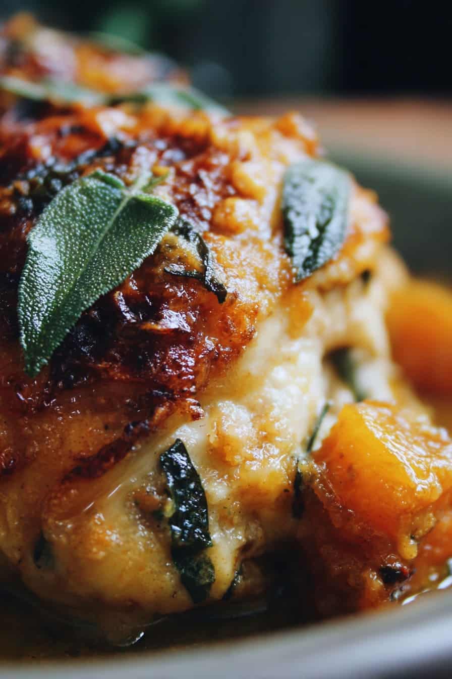 Cooking Pumpkin and Sage Chicken