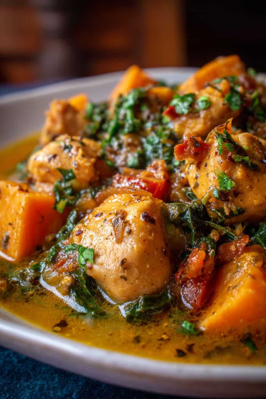 Sweet Potato Chicken Stew