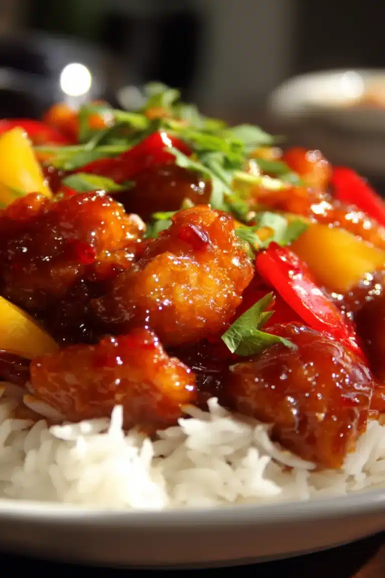 Easy Baked Asian-Style Sweet and Sour Chicken for a Quick Dinner