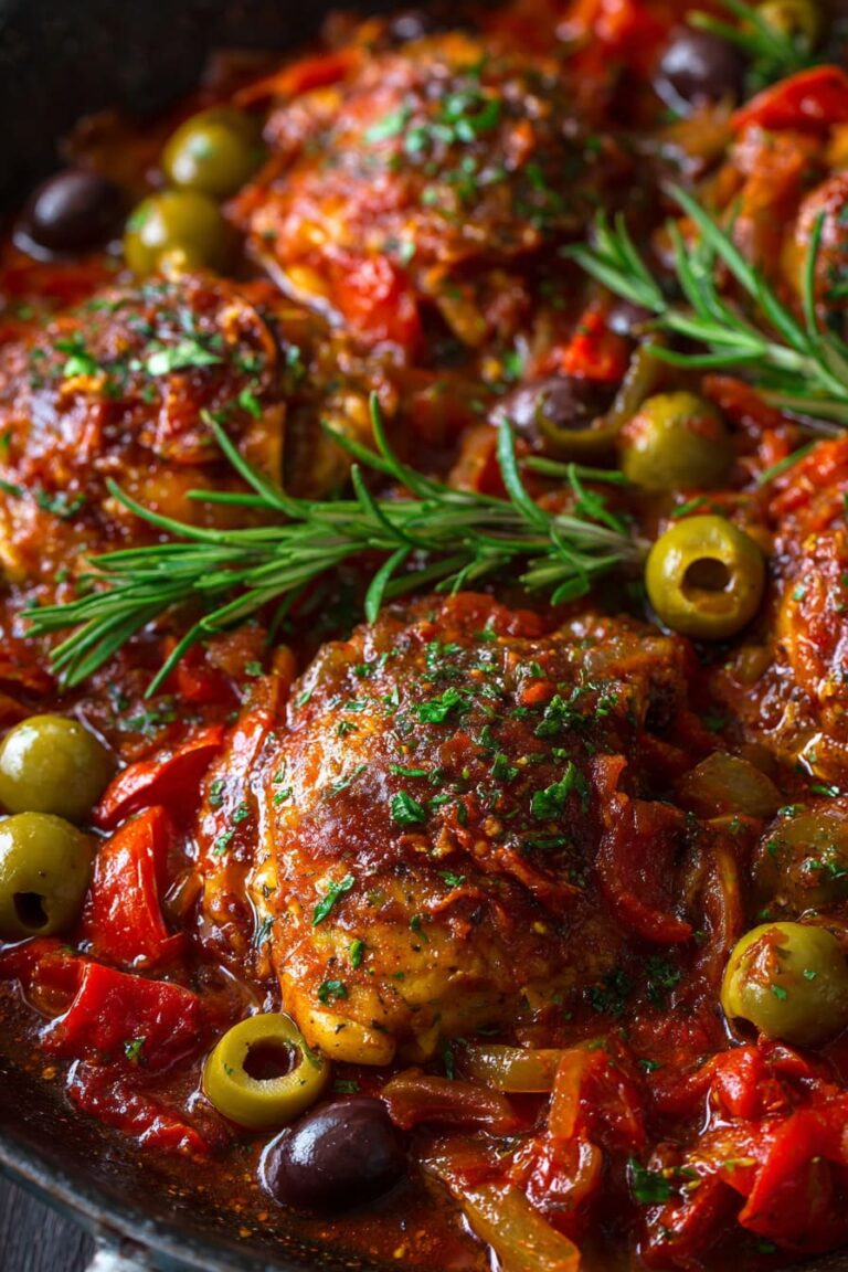 Festive Christmas Chicken Cacciatore for a Cozy Holiday Dinner